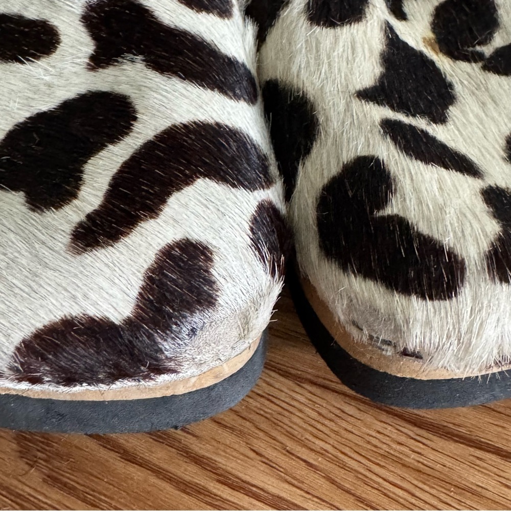 KG by Kurt Geiger Cow Print Hair-on-hide clogs Size 36 - Picture 4 of 11